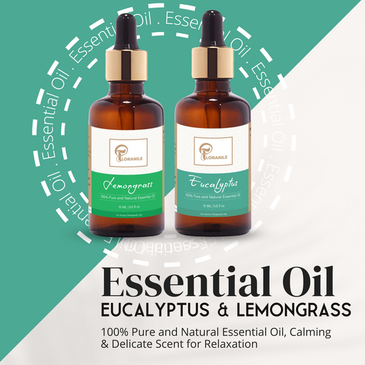 Lemongrass & Eucalyptus Essential Oil – Pack of 2