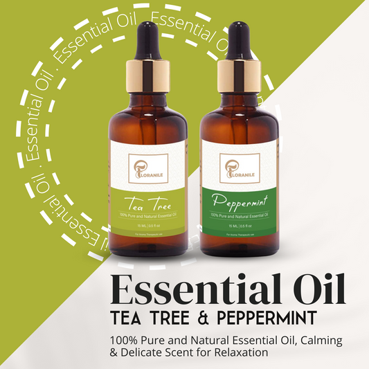 Peppermint & Tea Tree Essential Oil – Pack of 2