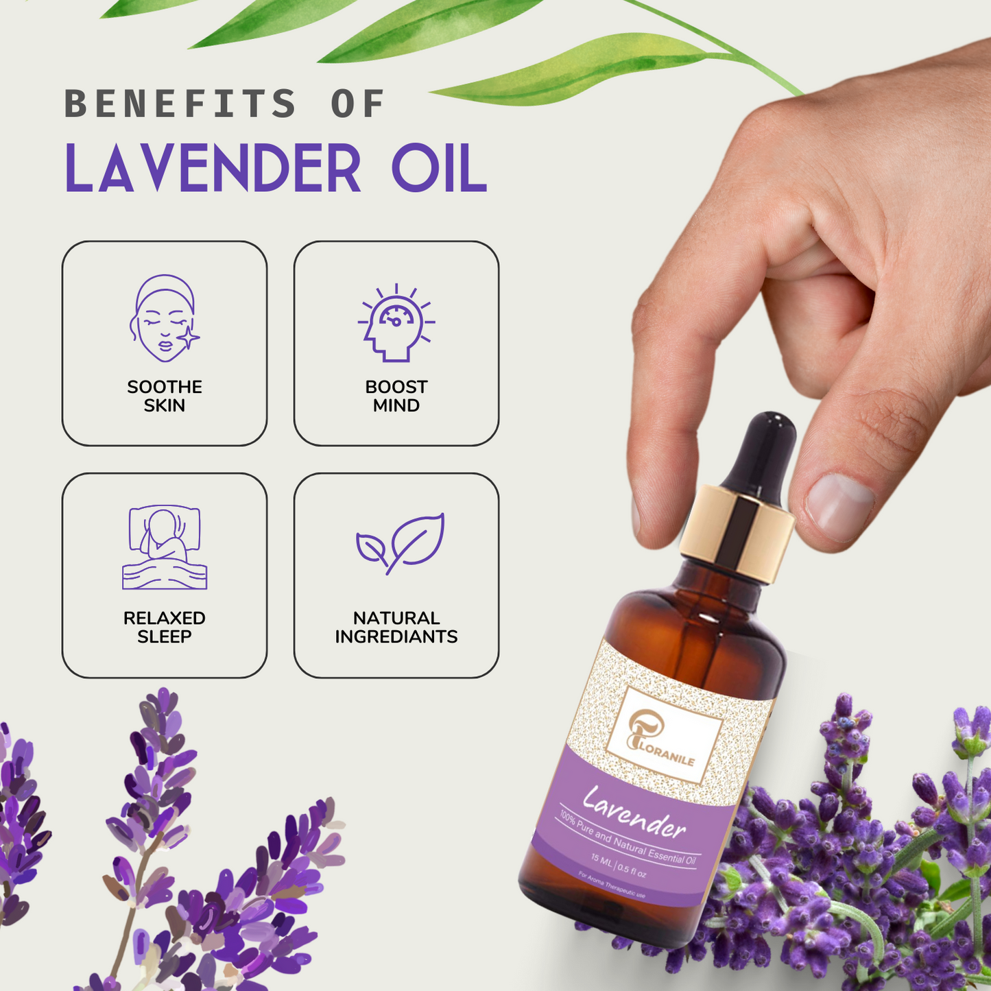 Lavender Essential Oil (15ml)