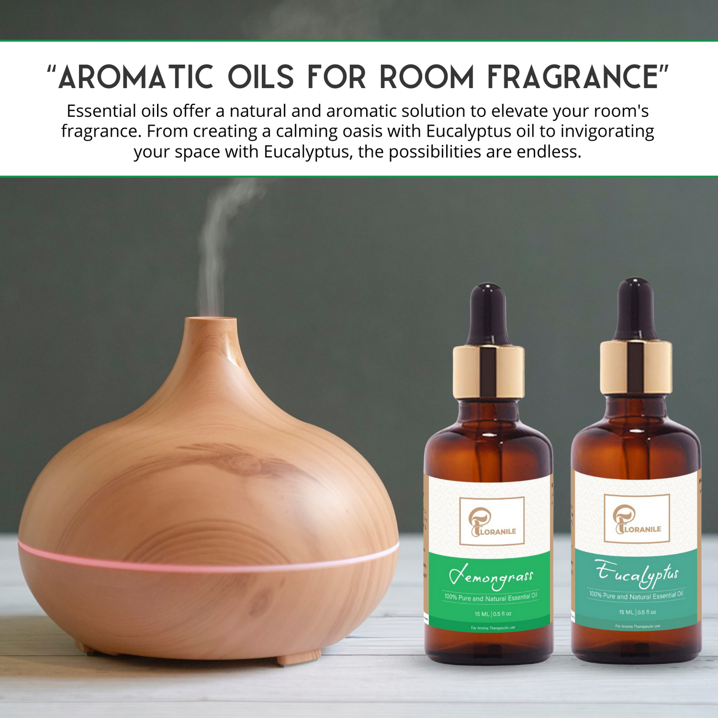 Lemongrass & Eucalyptus Essential Oil – Pack of 2