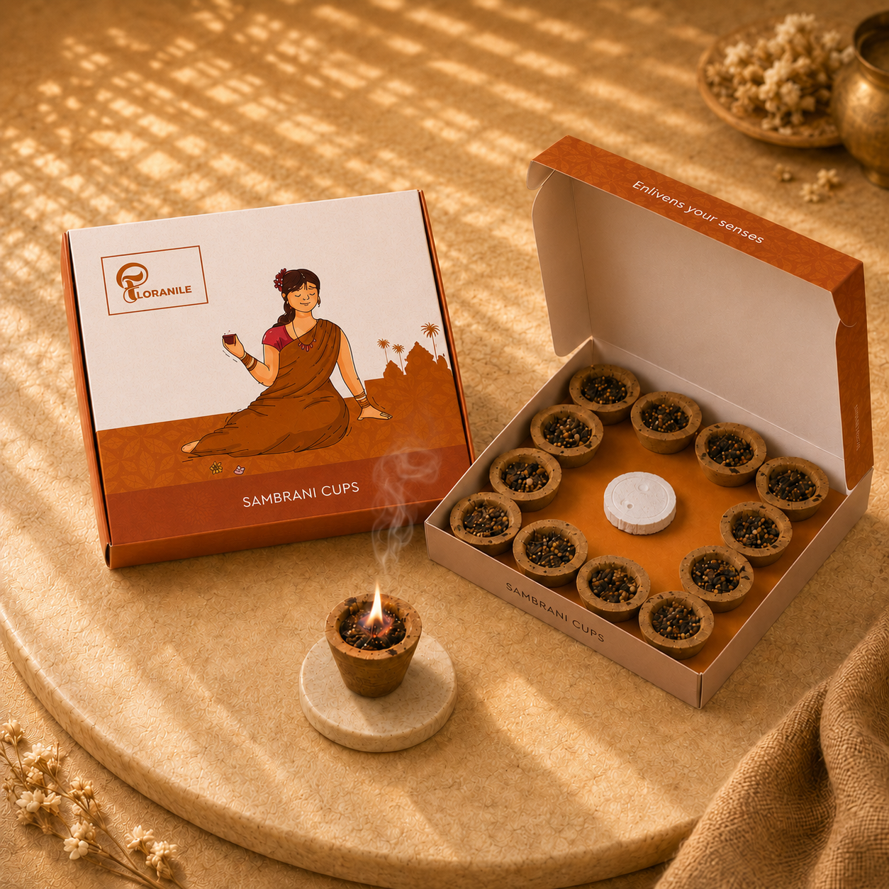 Floranile Havan | Sambrani Cups