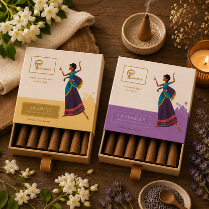 Jasmine & Lavender Incense Cones