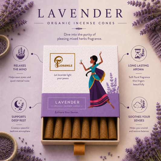 Rose & Lavender Incense Cones