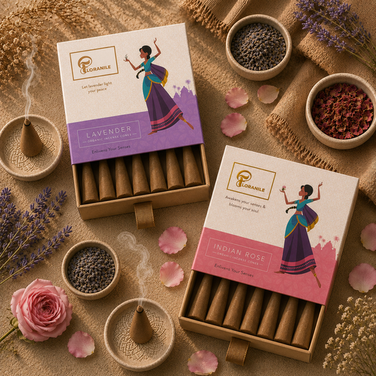 Rose & Lavender Incense Cones