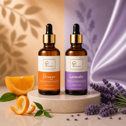 Lavender & Orange Essential Oil – Pack of 2