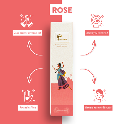 Indian Rose Incense Sticks