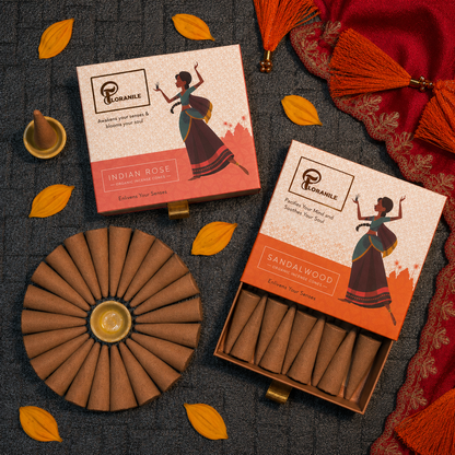 Rose & Sandalwood Incense Cones