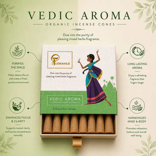 Floranile Vedic Aroma Incense Cones