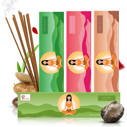 Assorted Incense Sticks Pack of 4